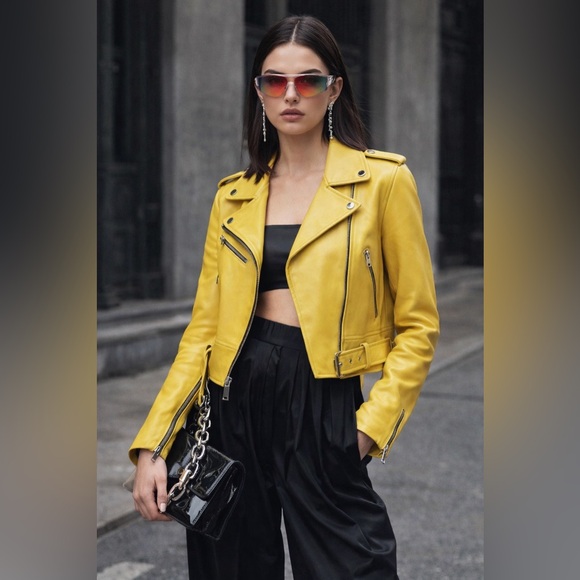 BCBGMaxAzria Jackets & Blazers - BCBGMAXAZRIA Mila Leather Moto Jacket
New With Tags (NWT)